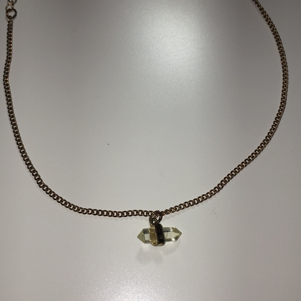 Crystal Gold Choker